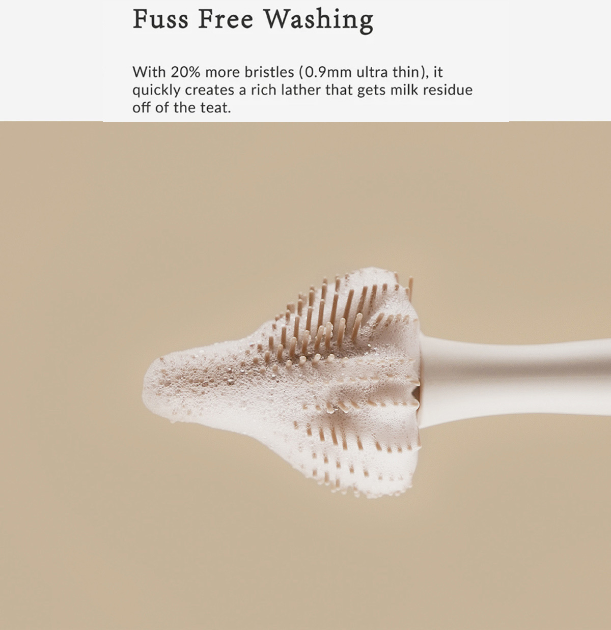 simba silicone bottle teat nipple brush berus puting 奶瓶奶嘴刷